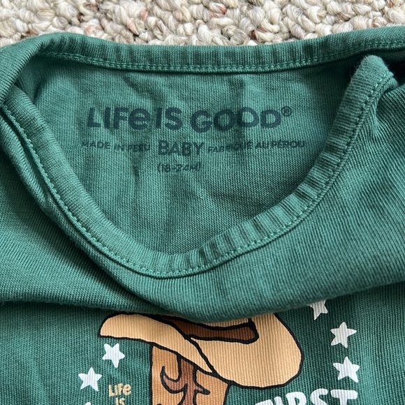 Life is Good - First Rodeo Onesie - Picture 3 of 3
